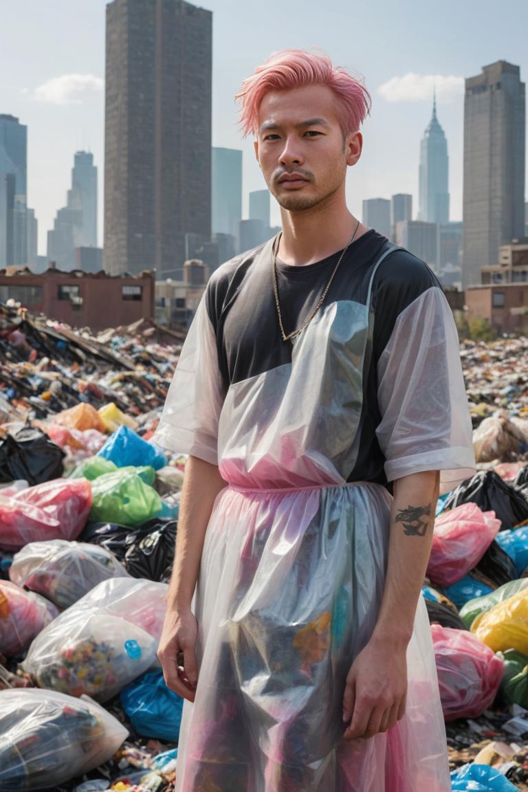 Photify AI prompt preview for Trash Couture pack - 240 - 2025-04-26T17:07:06.211Z