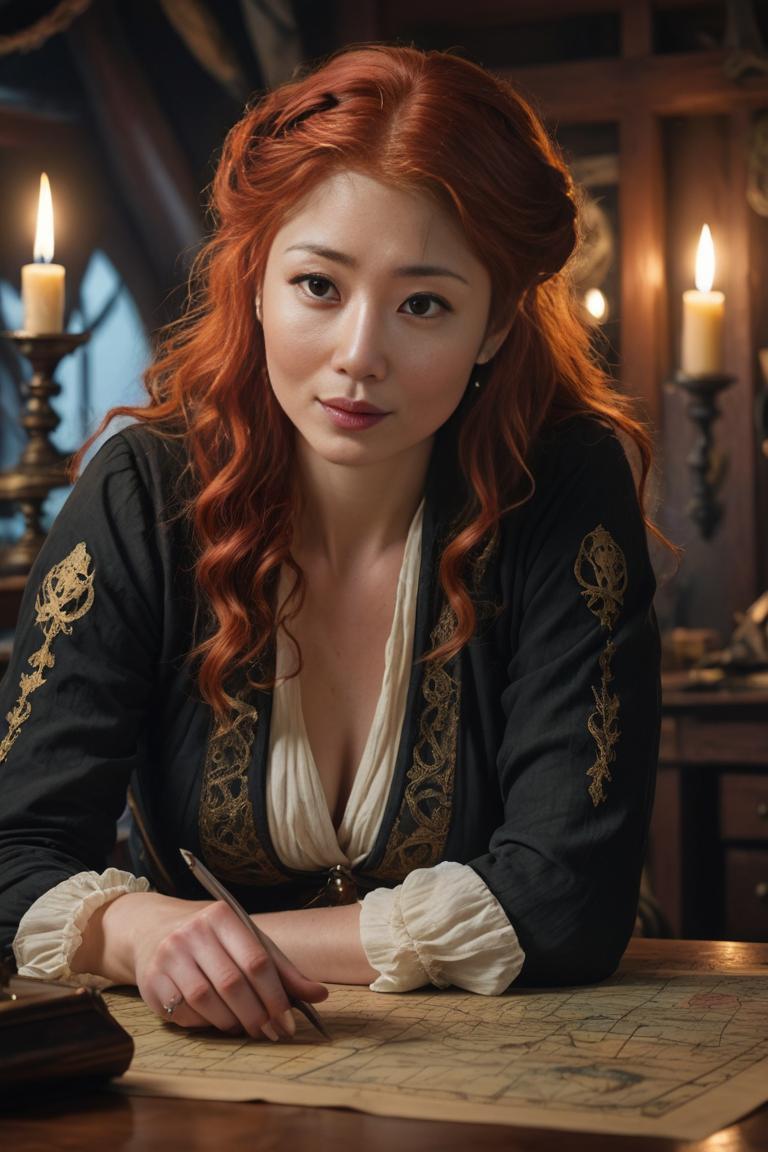 Photify AI prompt preview for Cinematic Pirate Queen pack - 240 - 2025-11-01T22:48:04.184Z