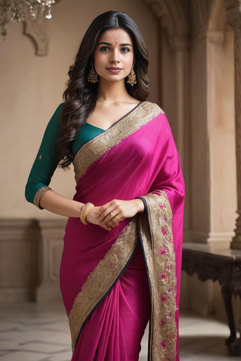 Photify AI prompt preview for Indian Saree 01 pack - 240 - 2025-05-31T00:12:13.554Z