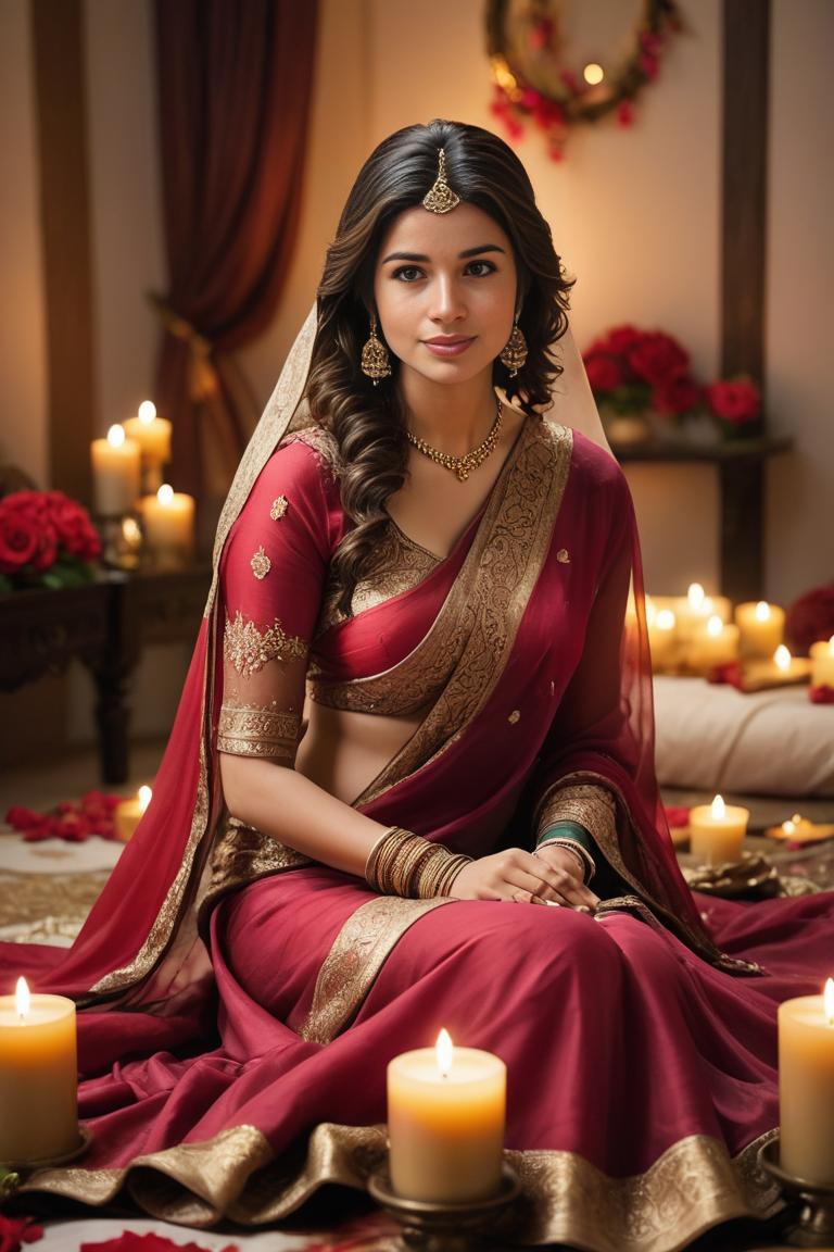 Photify AI prompt preview for Indian Bridal Elegance pack - 240 - 2025-04-19T10:50:56.397Z
