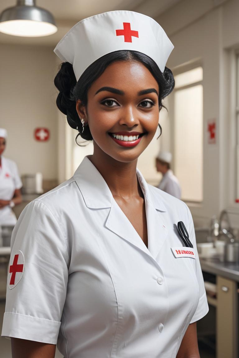 Photify AI prompt preview for Retro Nurse pack - 240 - 2025-04-30T23:39:50.074Z
