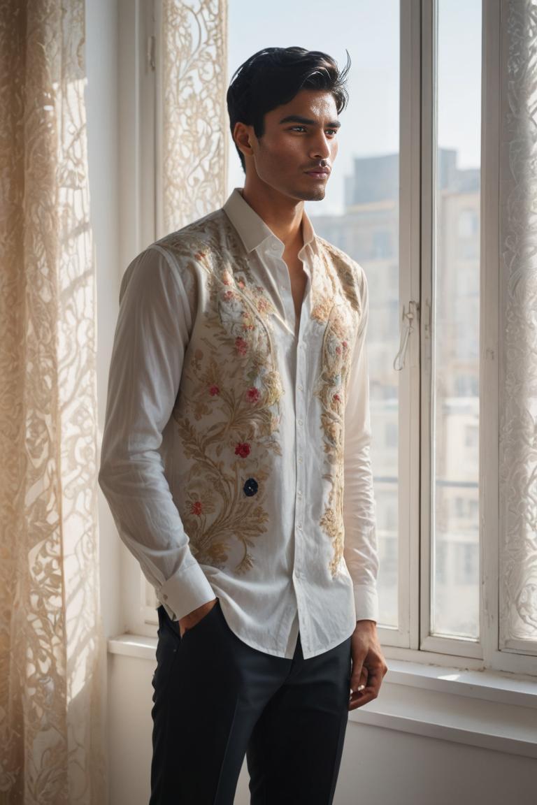 Photify AI prompt preview for Embroidered Wardrobe pack - 240 - 2025-06-06T16:36:46.079Z