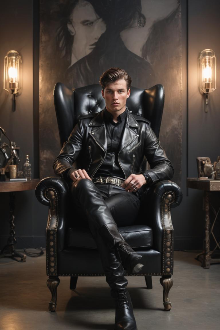 Photify AI prompt preview for Chic Leather Ensemble pack - 240 - 2025-05-31T00:16:13.209Z