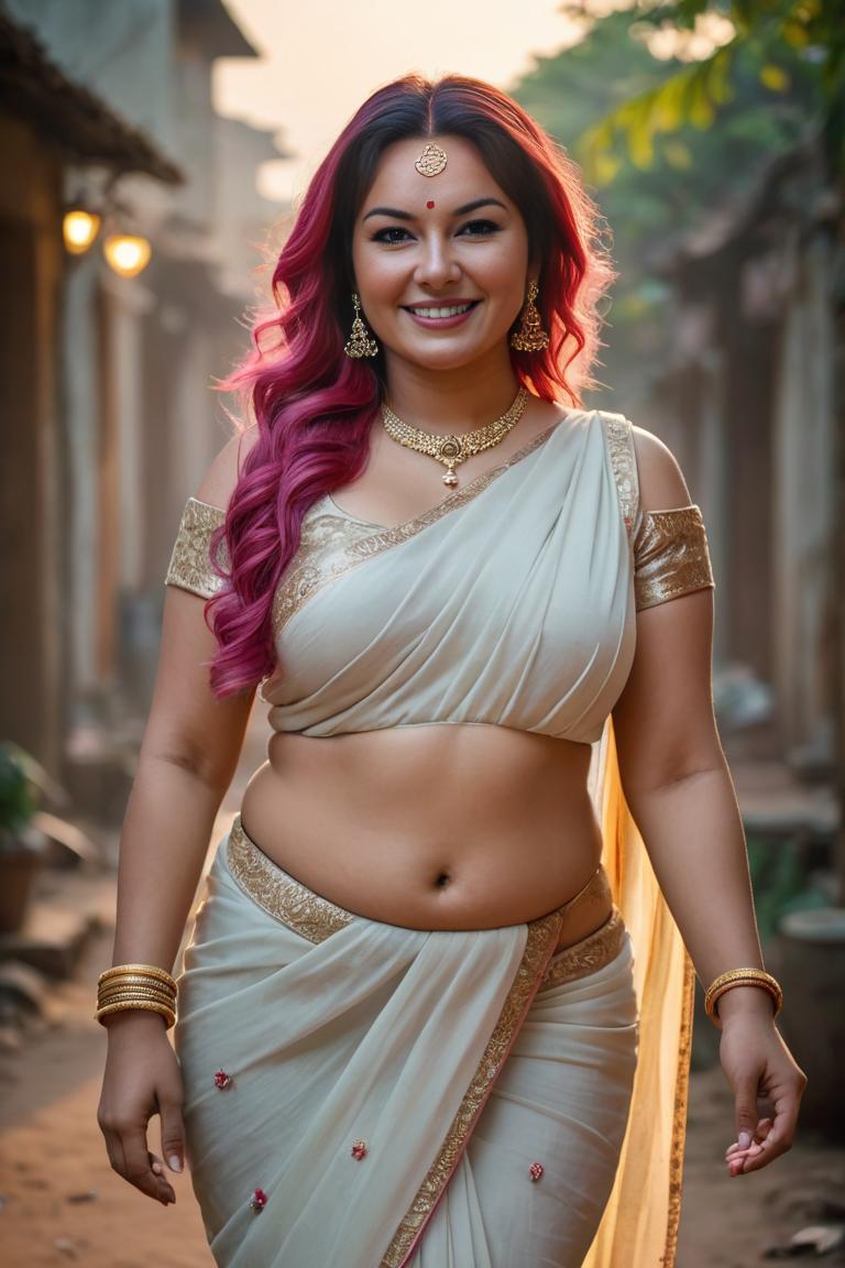 Photify AI prompt preview for Bbw Muse In Saree pack - 240 - 2025-05-31T00:17:16.571Z