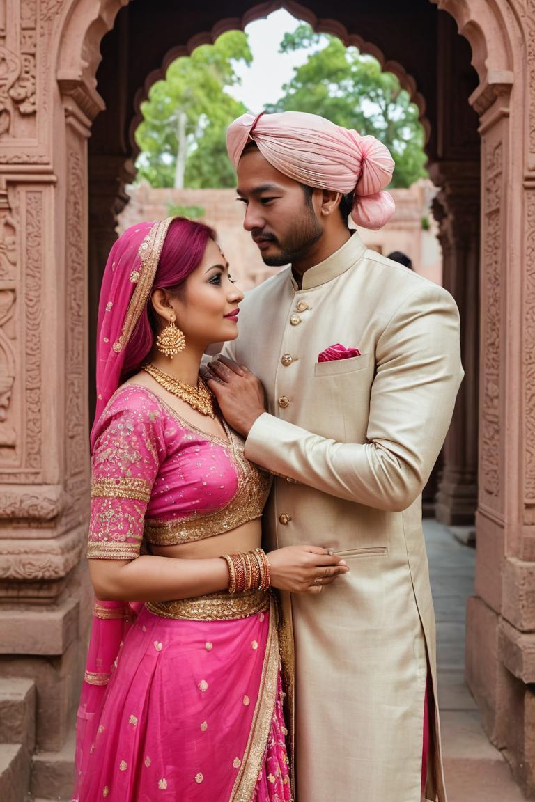 Photify AI prompt preview for Indian Couples pack - 240 - 2025-05-09T05:39:57.548Z