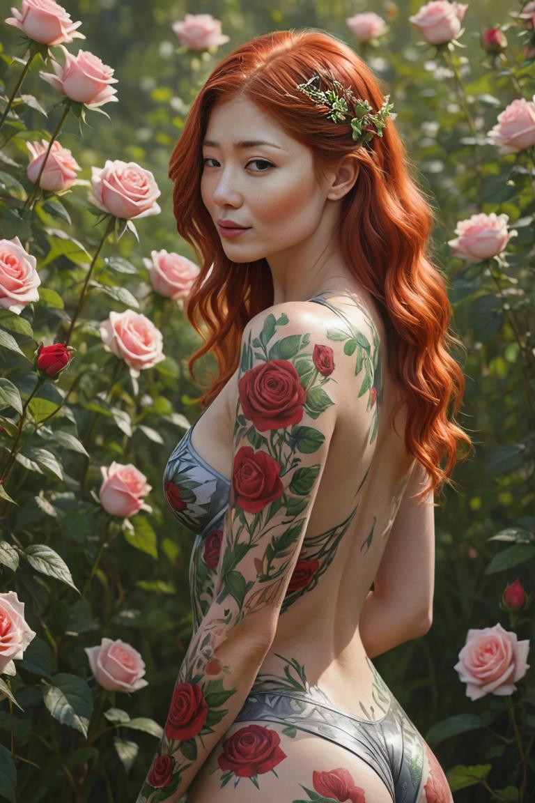 Photify AI prompt preview for (gta) Floral Painted Muse pack - 240 - 2025-07-13T19:21:57.160Z