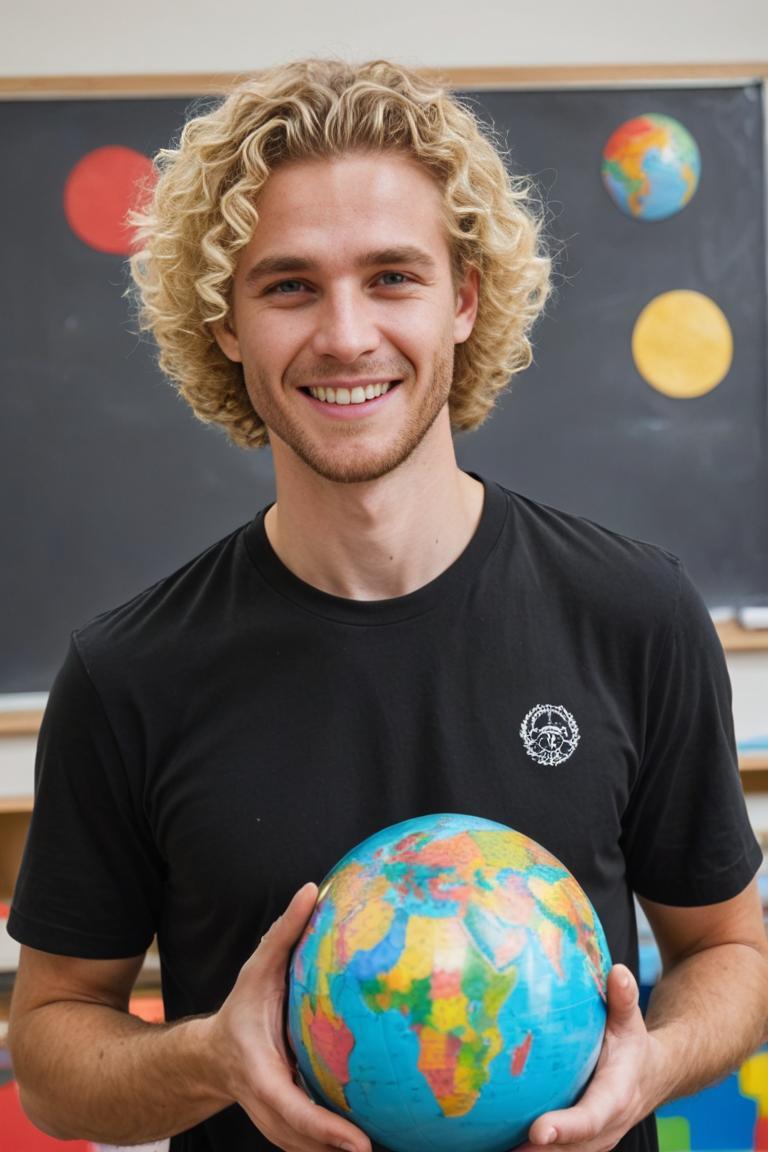 Photify AI prompt preview for Curly Haired Teacher pack - 240 - 2025-08-03T11:36:49.344Z