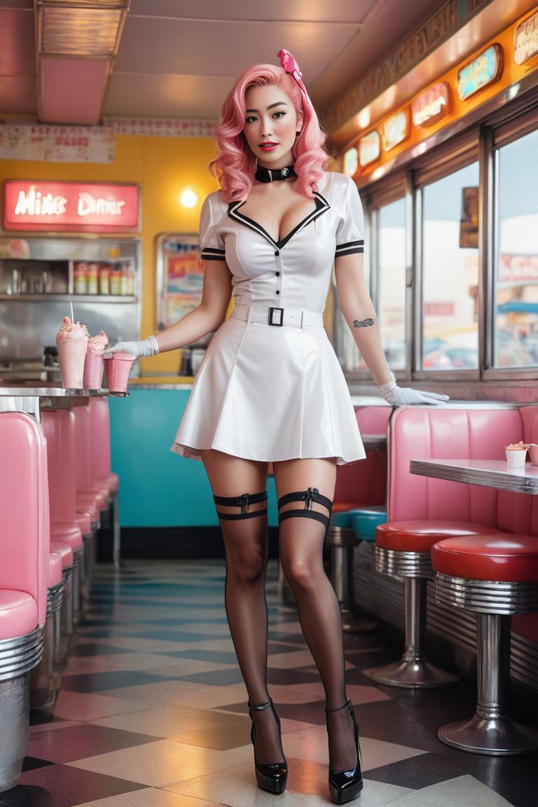 Photify AI prompt preview for Latex Waitress pack - 240 - 2025-04-19T02:31:04.456Z