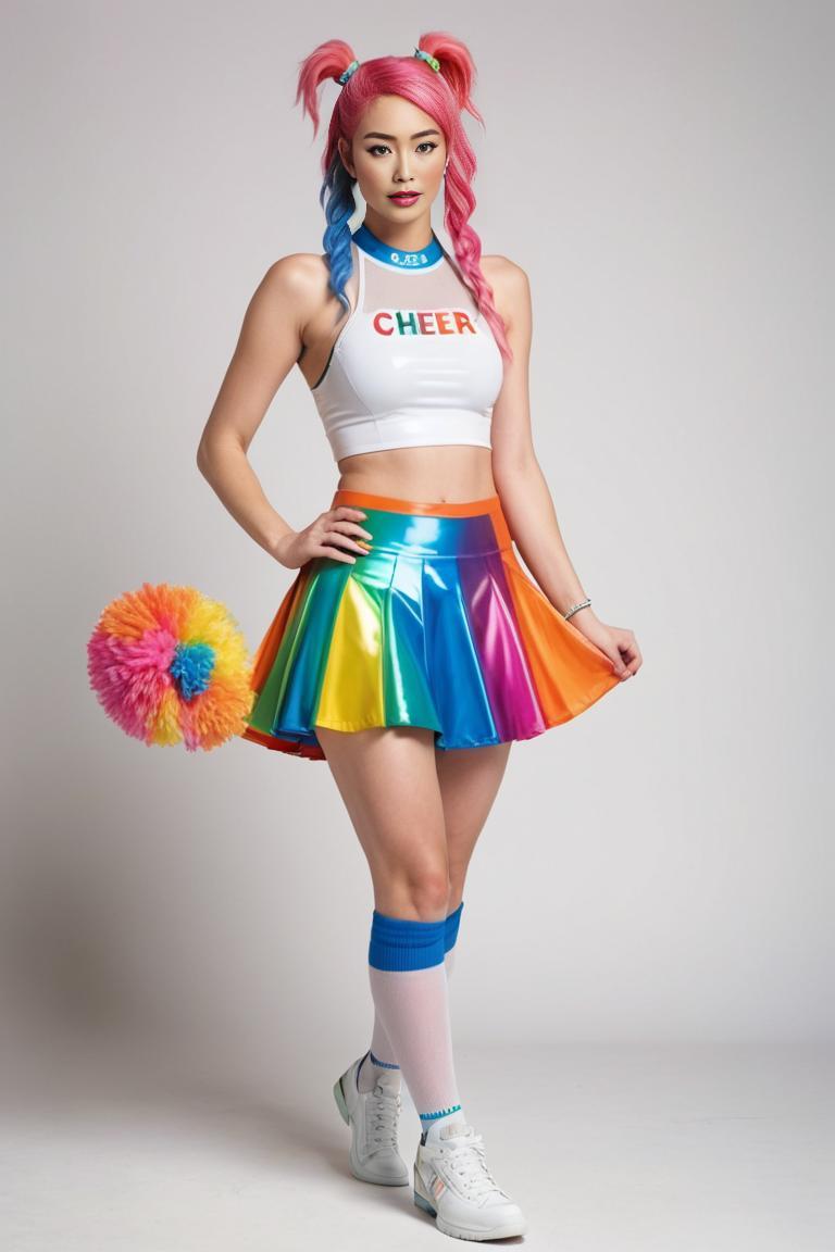 Photify AI prompt preview for Cheer Latex Style pack - 240 - 2025-06-23T07:43:13.945Z