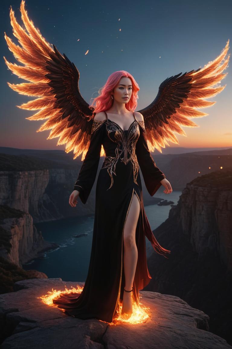 Photify AI prompt preview for Pheonix Mage Female pack - 240 - 2025-05-30T23:35:05.332Z