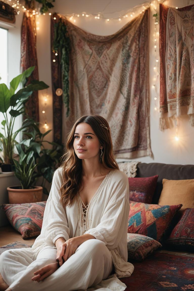 Photify AI prompt preview for Bohemian Vibes pack - 240 - 2025-07-20T02:30:17.303Z
