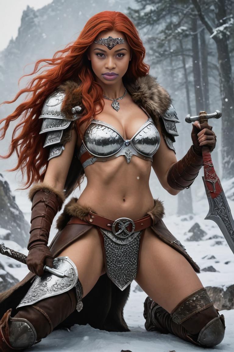 Photify AI prompt preview for Red Sonja Of Hyborean Age pack - 240 - 2025-05-31T00:20:20.154Z