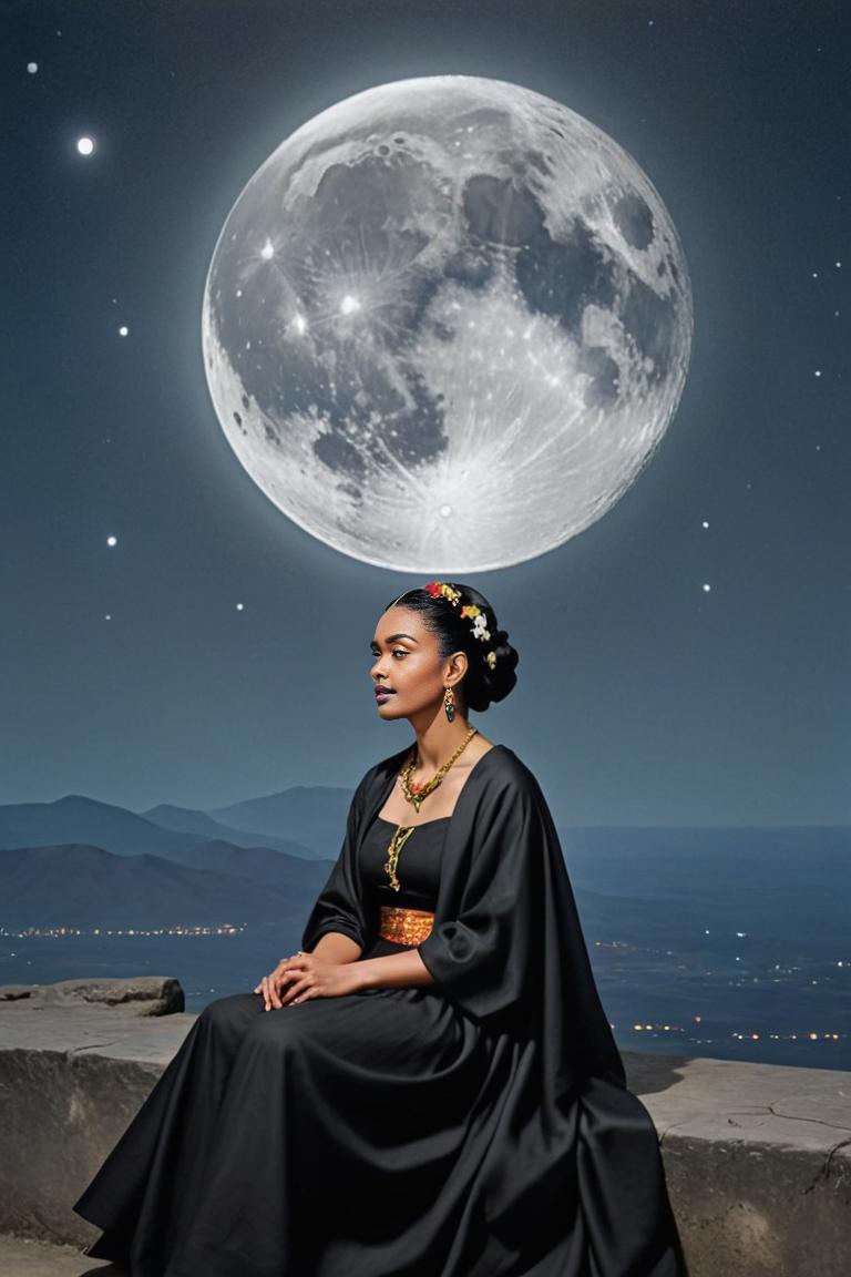 Photify AI prompt preview for Frida Kahlo In Space 🌼☄️🔭 pack - 240 - 2025-05-09T04:36:02.190Z
