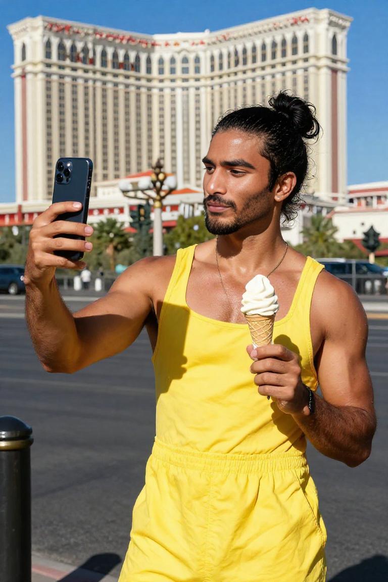 Photify AI prompt preview for Vegas Selfie pack - 240 - 2026-09-16T14:07:12.307Z