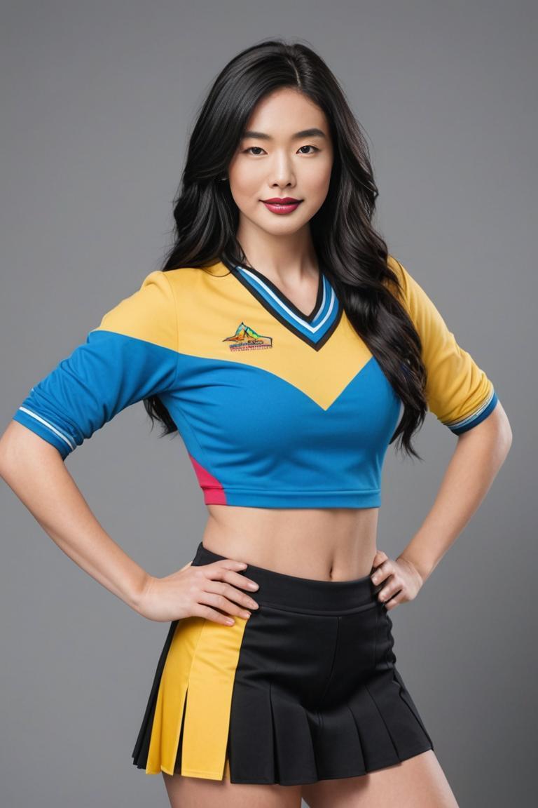 Photify AI prompt preview for Cheerleading Uniform Colors pack - 240 - 2025-04-20T17:18:41.147Z