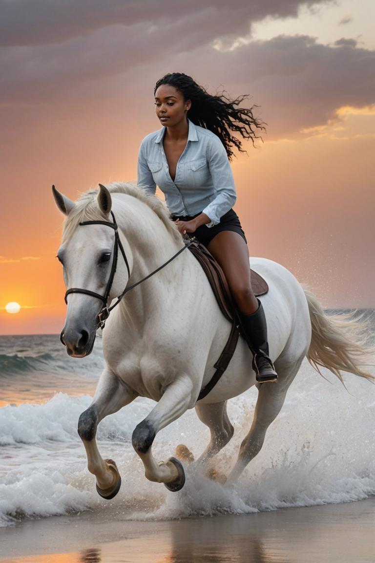 Photify AI prompt preview for Sunset Horseback pack - 240 - 2025-07-07T22:41:59.691Z