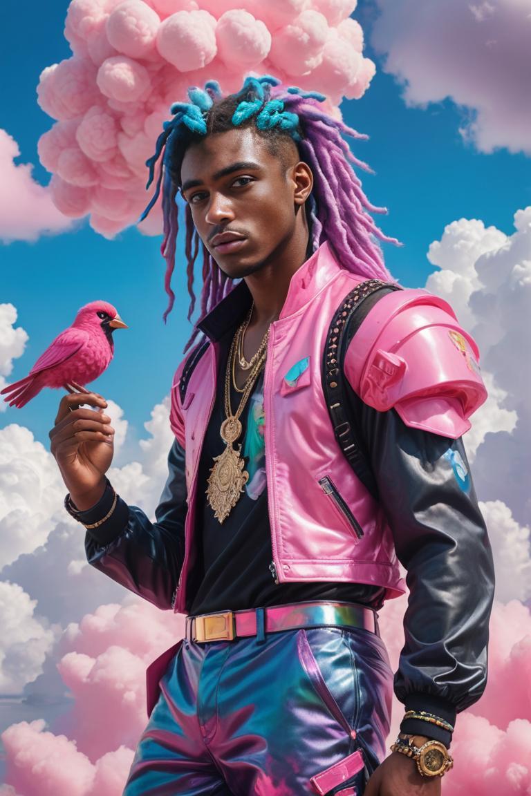 Photify AI prompt preview for Neon Warrior Dream pack - 240 - 2025-11-05T02:21:17.386Z