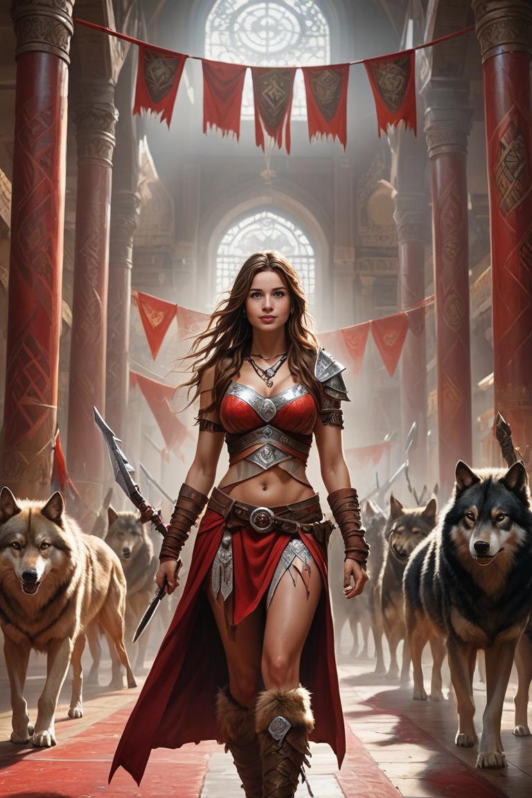 Photify AI prompt preview for Barbarian Wolf Queen pack - 240 - 2026-01-07T08:19:01.880Z