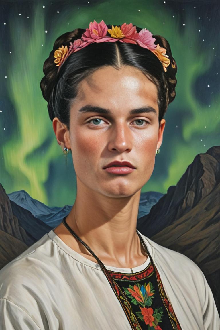 Photify AI prompt preview for Frida Kahlo 🌼🌸🏵️ pack - 240 - 2025-05-09T07:53:31.175Z