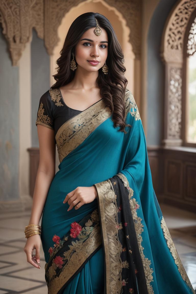 Photify AI prompt preview for Indian Saree 01 pack - 240 - 2025-05-31T00:12:13.554Z