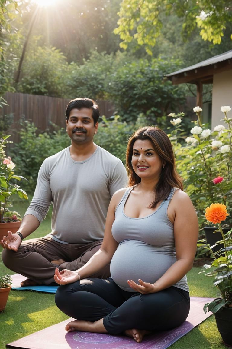 Photify AI prompt preview for Indian Man And Pregnant Wife pack - 240 - 2025-05-31T00:33:38.070Z