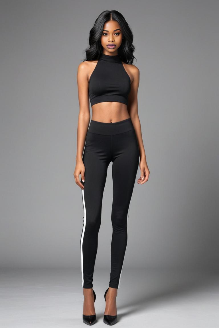 Photify AI prompt preview for Black Leggings pack - 240 - 2025-04-27T19:38:38.187Z