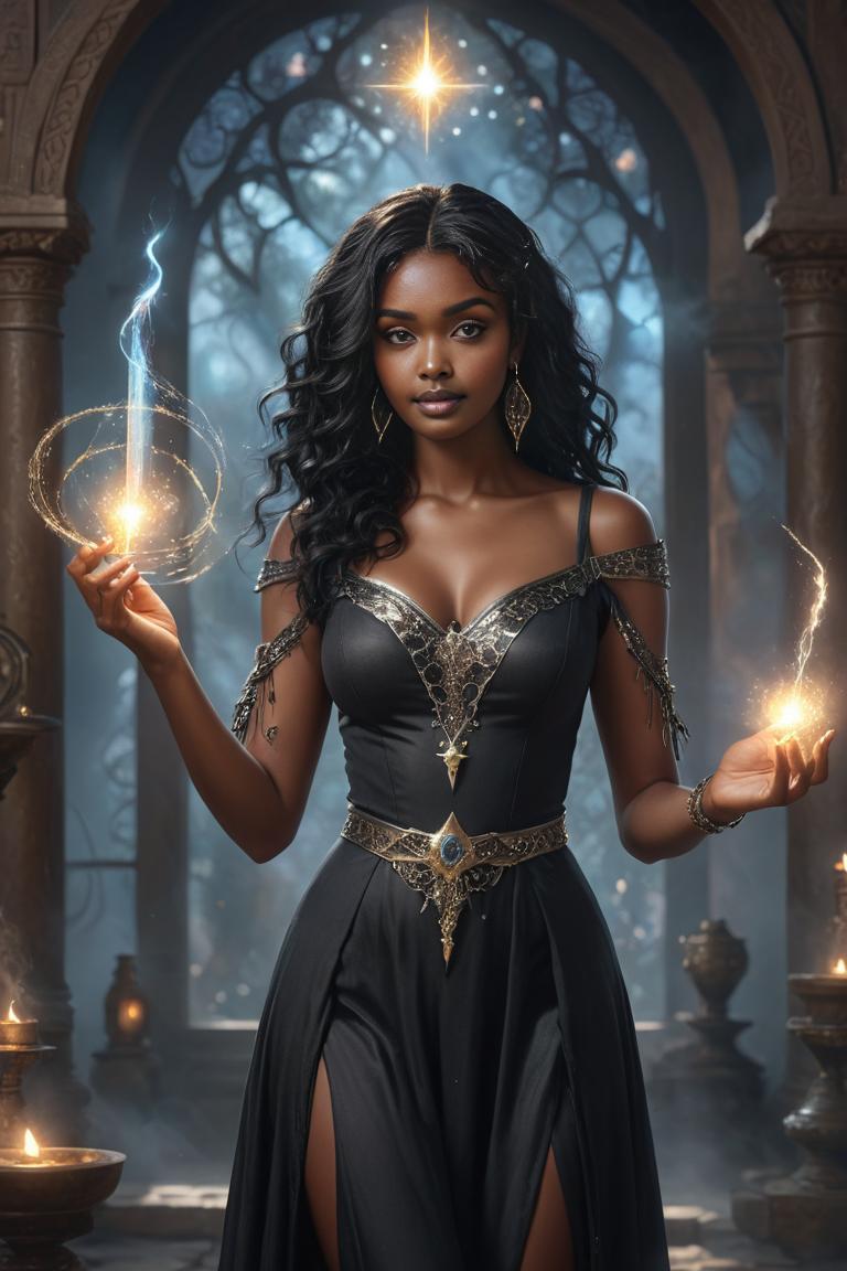 Photify AI prompt preview for Witch Lioness 🔮✨️✨️🔮 pack - 240 - 2025-04-30T00:57:32.532Z