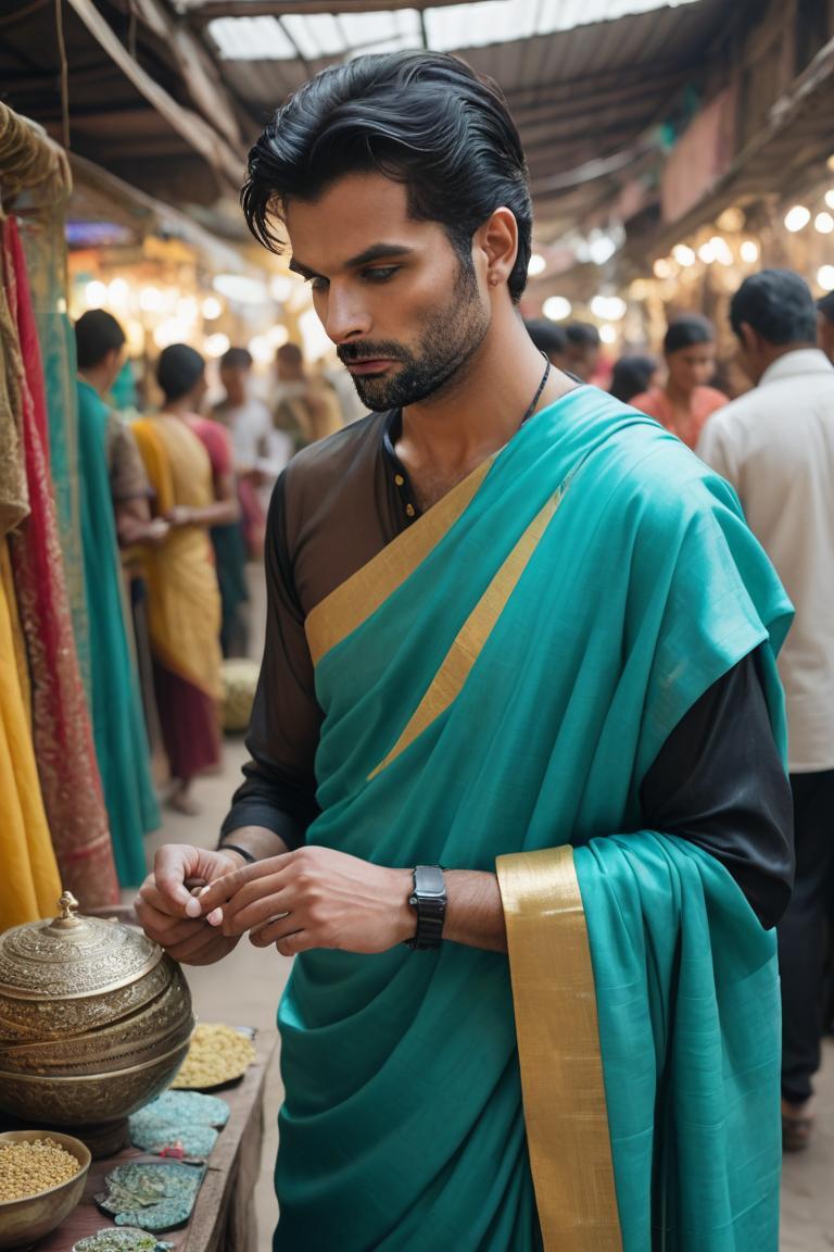 Photify AI prompt preview for Saree Glam pack - 240 - 2025-04-28T02:35:43.916Z