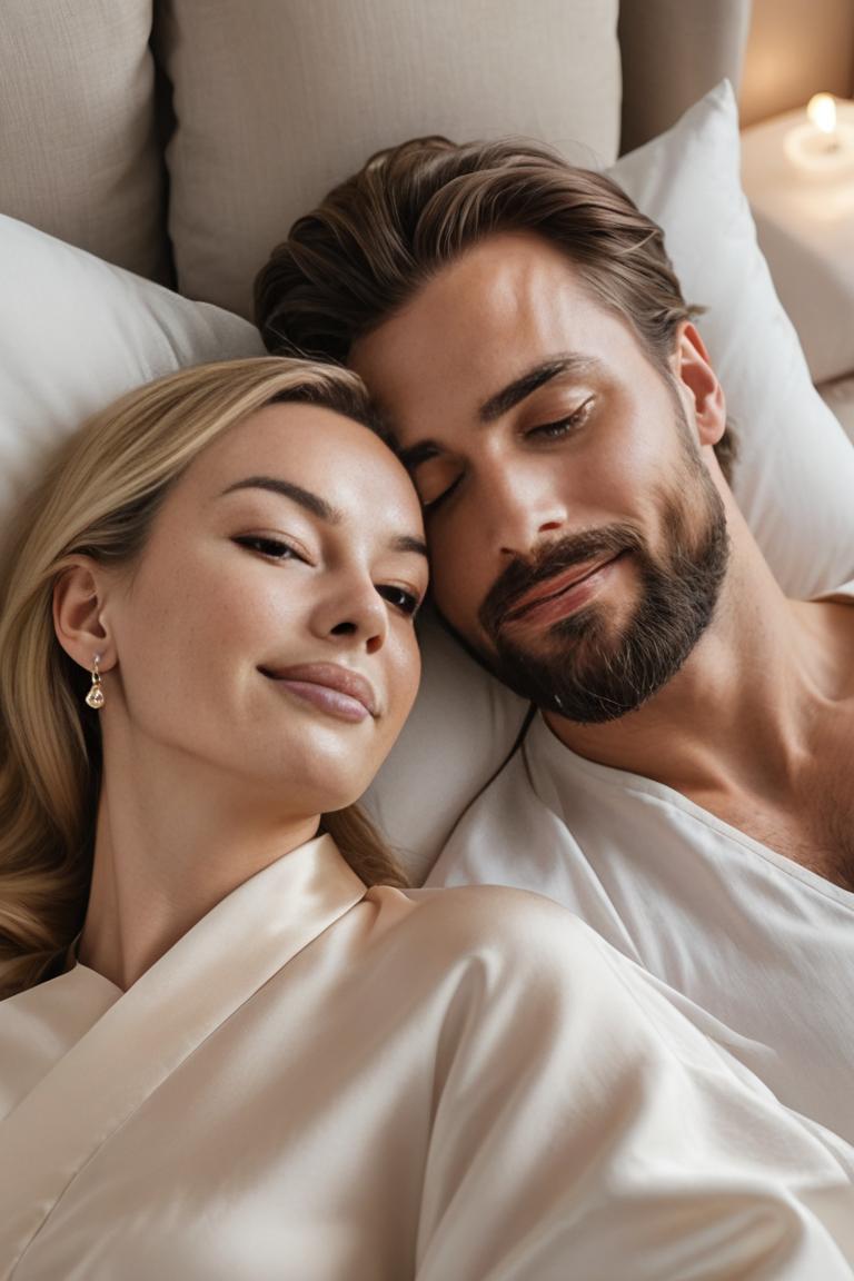 Photify AI prompt preview for Romantic Sleep Selfies pack - 240 - 2025-05-13T08:28:57.215Z