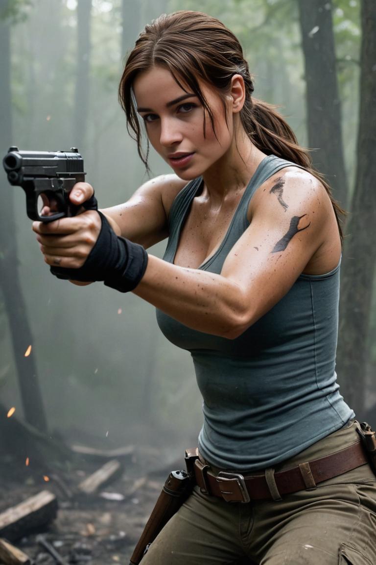 Photify AI prompt preview for Lara Croft / Tomb Raider pack - 240 - 2025-04-21T11:16:03.949Z
