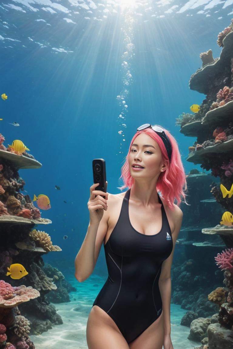 Photify AI prompt preview for Underwater Journalist pack - 240 - 2025-04-20T17:14:28.086Z