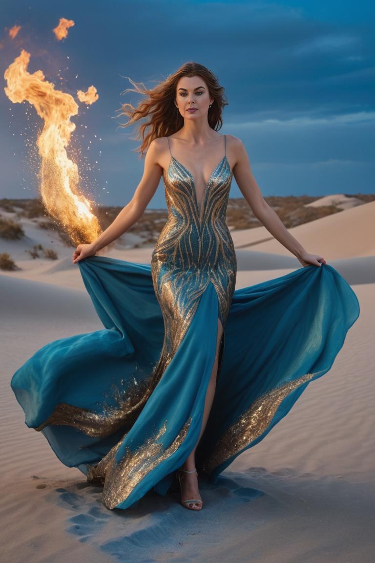 Photify AI prompt preview for Flame & Blue pack - 240 - 2025-05-31T00:10:05.466Z