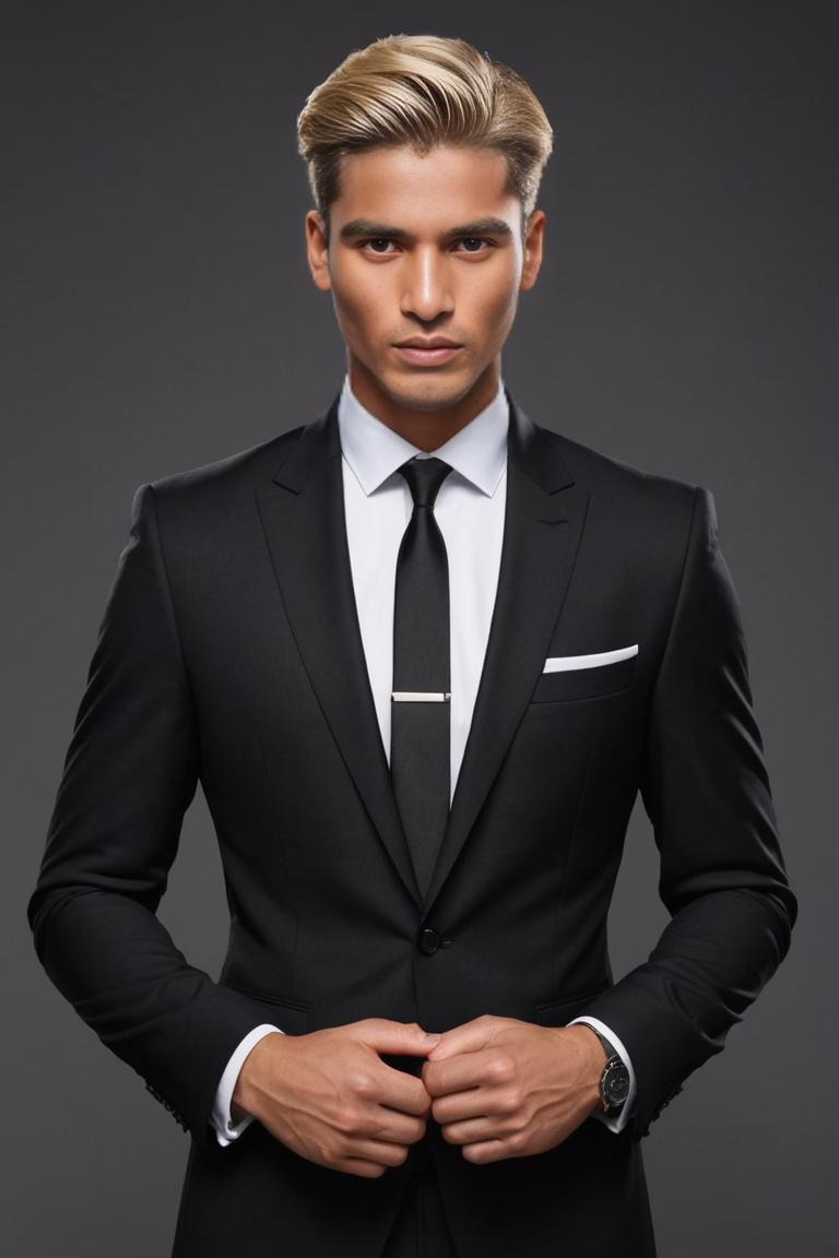 Photify AI prompt preview for Black Suit pack - 240 - 2025-05-31T00:16:11.664Z