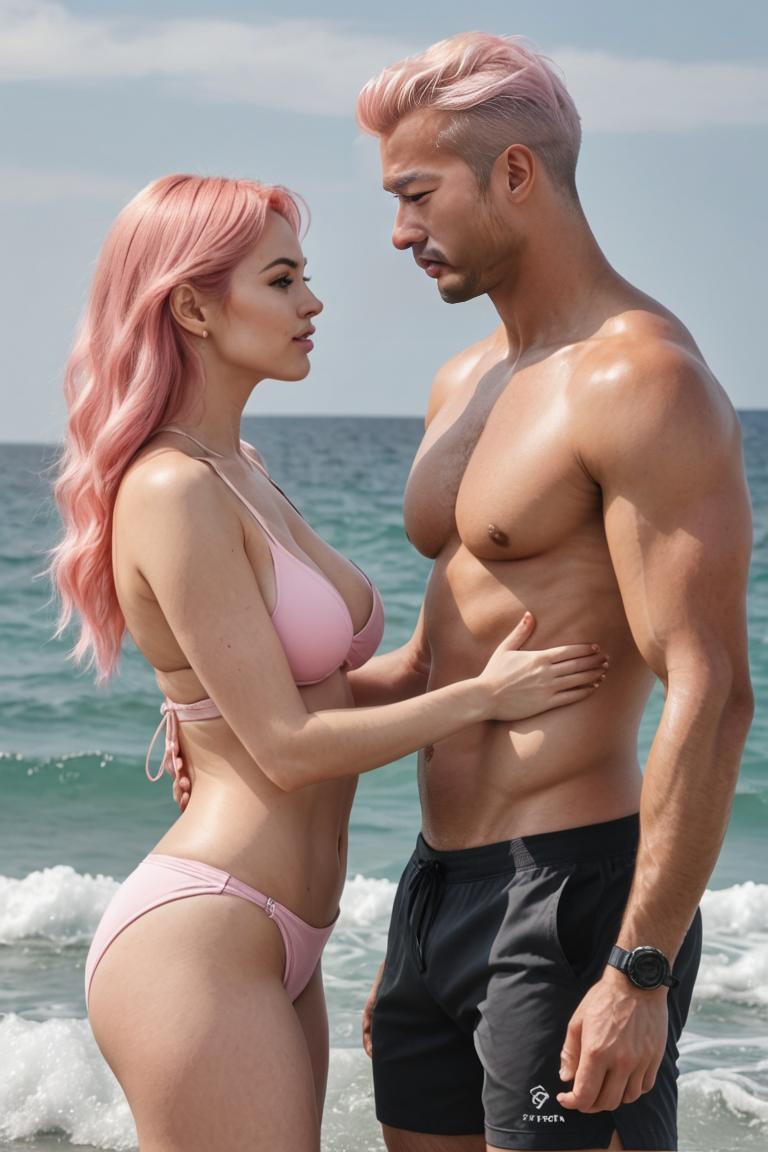 Photify AI prompt preview for Couple At The Beach pack - 240 - 2025-05-24T22:31:36.890Z