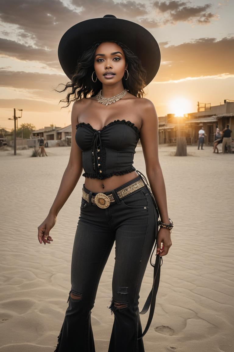 Photify AI prompt preview for Western Whip Goddess pack - 240 - 2025-04-28T08:05:42.321Z