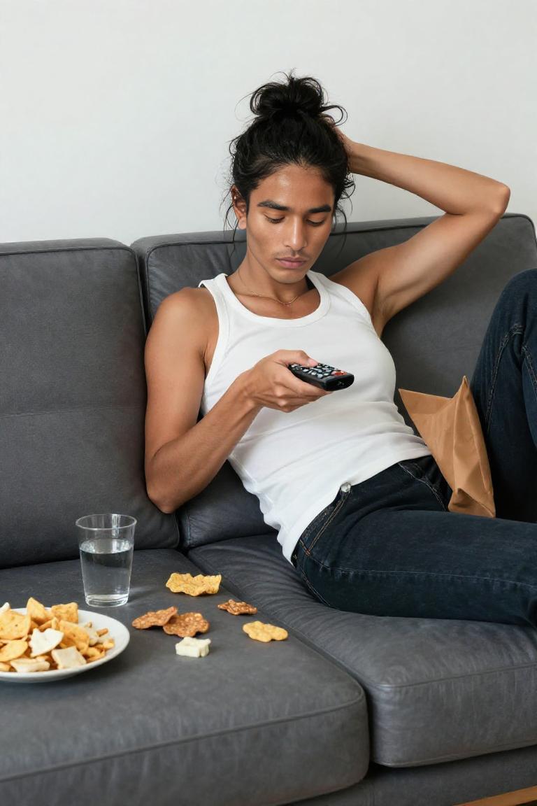 Photify AI prompt preview for Cozy Couch Potato pack - 240 - 2026-03-04T12:33:14.697Z