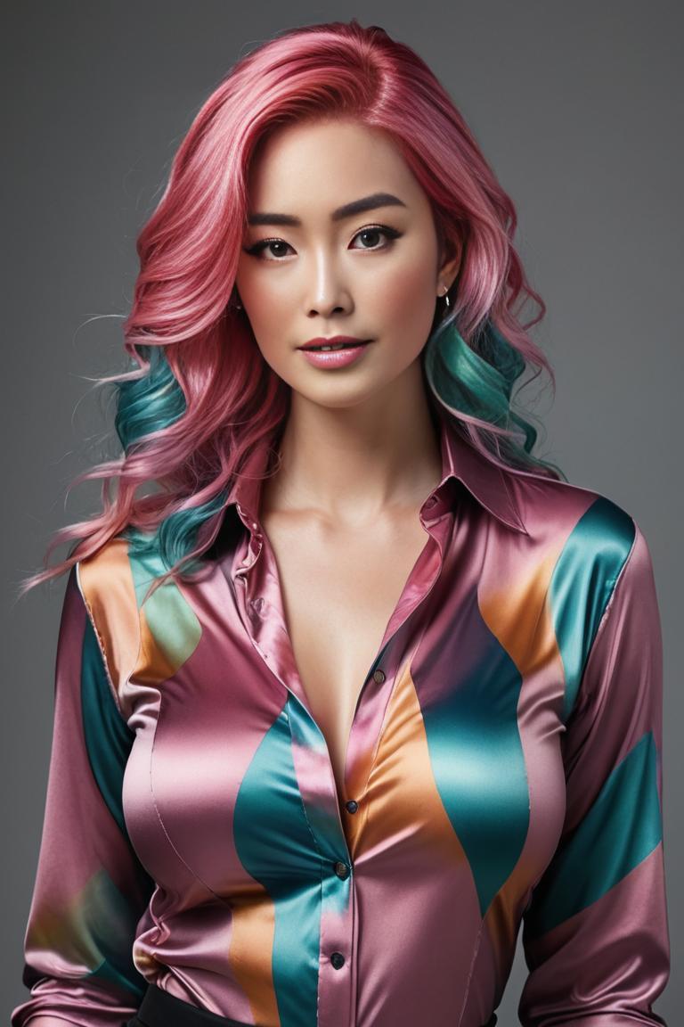 Photify AI prompt preview for Very Bright Multicoloured Outfit pack - 240 - 2025-04-19T11:21:35.526Z