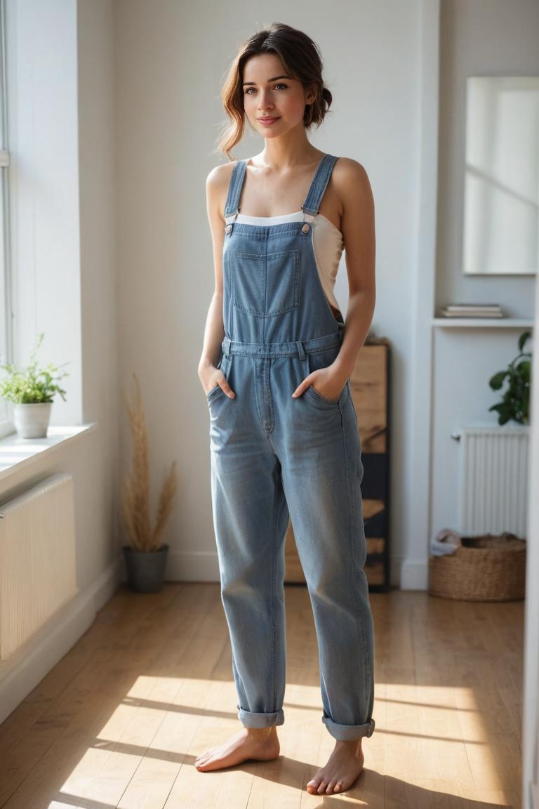 Photify AI prompt preview for Home Chores In Dungarees pack - 240 - 2025-05-30T23:59:00.295Z