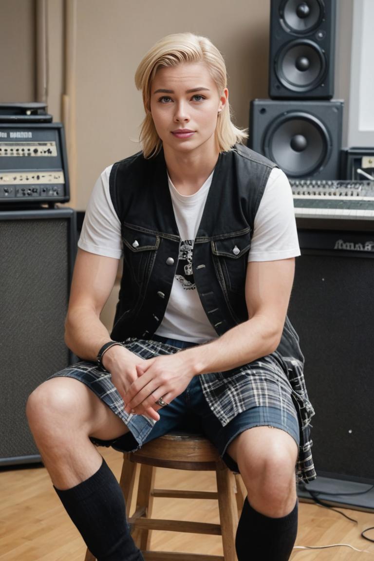 Photify AI prompt preview for Kilted Pop Stars pack - 240 - 2025-12-14T12:42:19.833Z