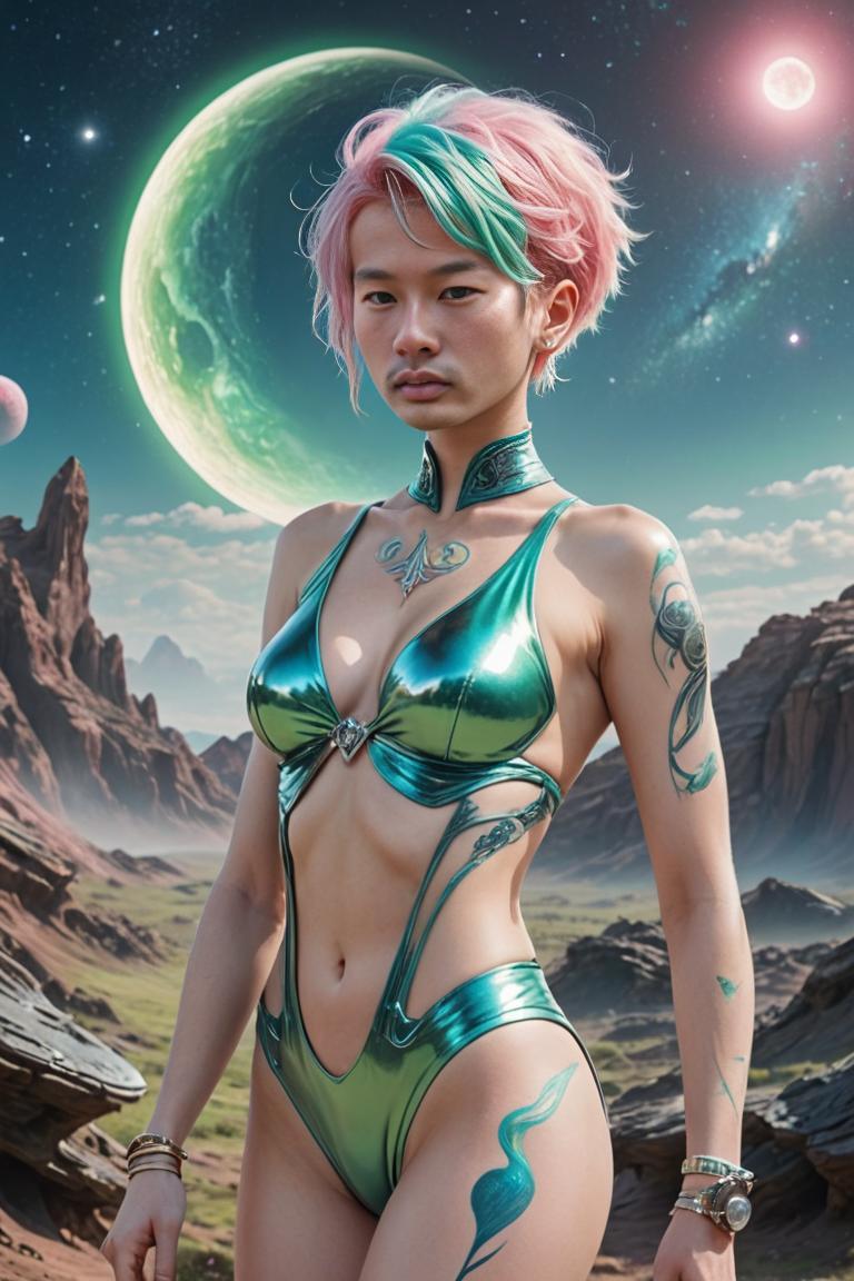 Photify AI prompt preview for Cosmic Pixie pack - 240 - 2025-05-21T13:35:05.200Z