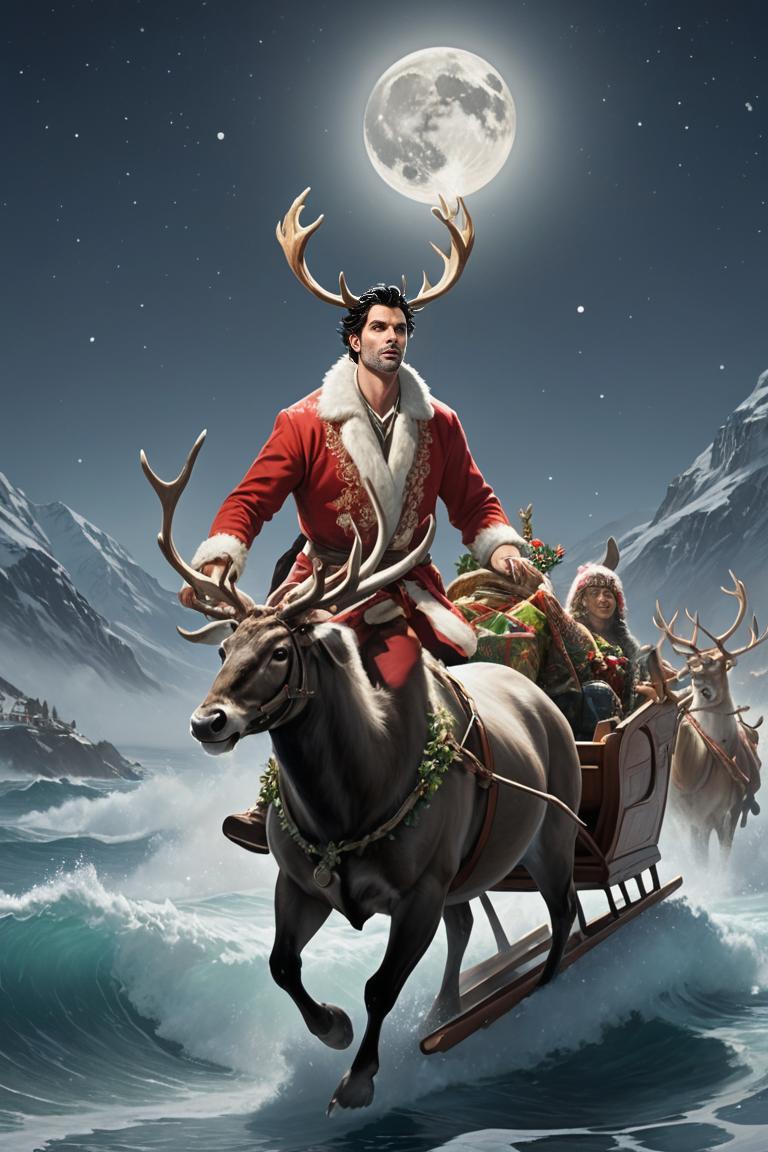 Photify AI prompt preview for Santa Sleigh Ride pack - 240 - 2025-12-09T18:32:57.064Z