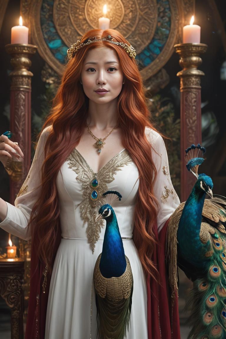Photify AI prompt preview for Peacock Priestess pack - 240 - 2025-06-27T20:52:47.242Z
