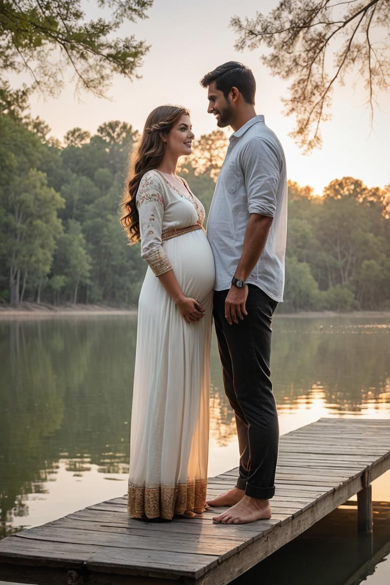 Photify AI prompt preview for Indian Man And Pregnant Wife pack - 240 - 2025-05-31T00:33:38.070Z