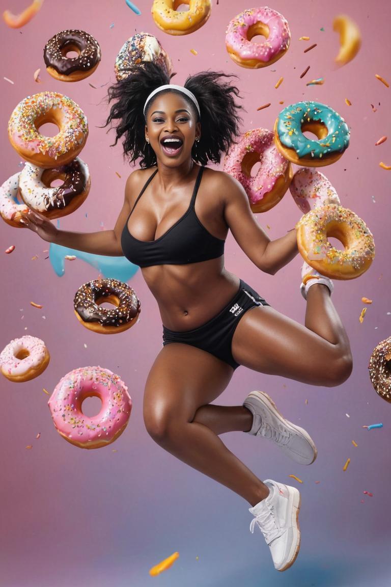 Photify AI prompt preview for Sexy Crazy Donuts 🍩 pack - 240 - 2025-05-31T00:36:07.478Z