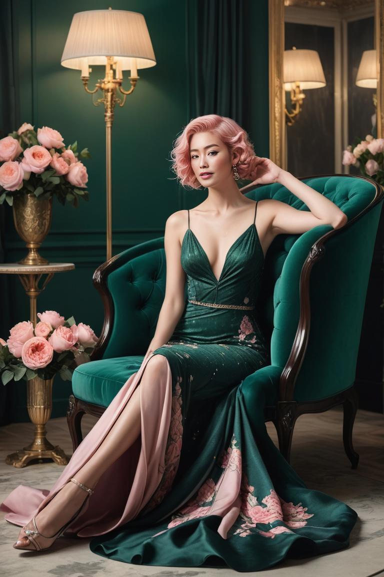 Photify AI prompt preview for Emerald Dress pack - 240 - 2025-04-27T12:35:43.809Z