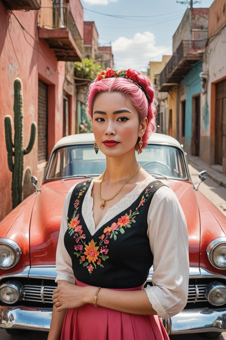 Photify AI prompt preview for Frida Kahlo 🌼🌸🏵️ pack - 240 - 2025-05-09T07:53:31.175Z