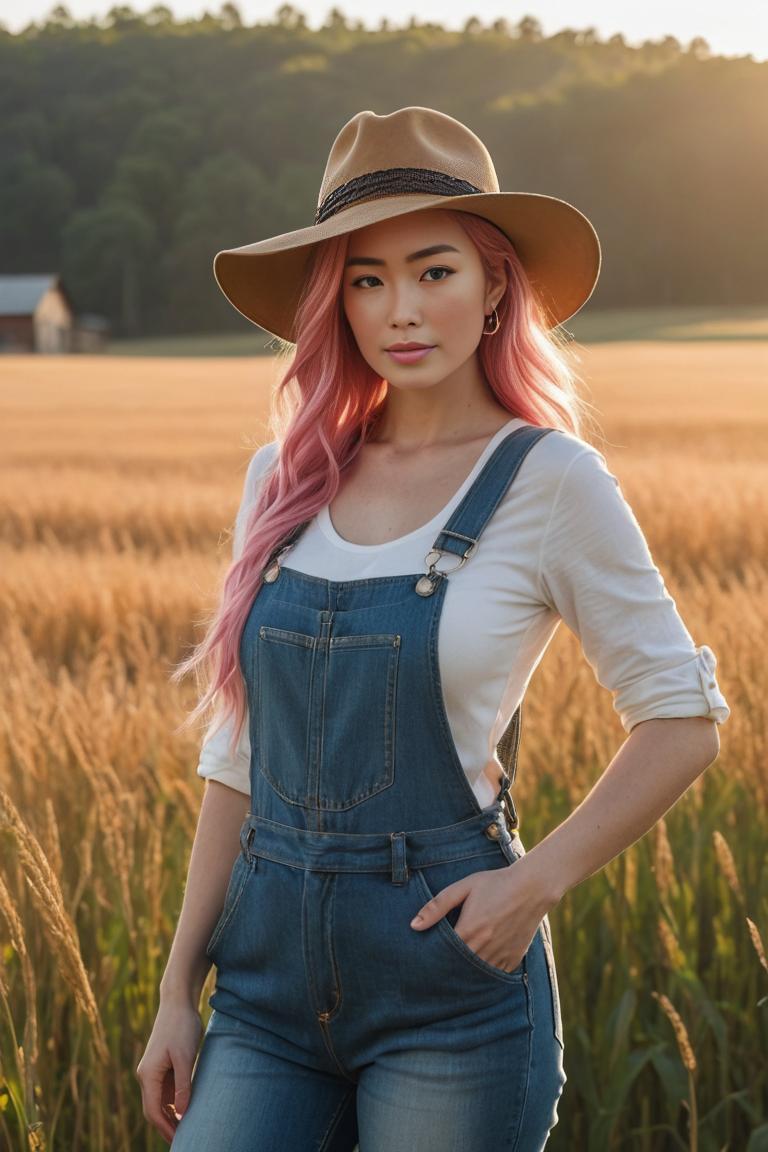Photify AI prompt preview for Farmgirl Silhouette pack - 240 - 2025-04-18T20:12:42.447Z