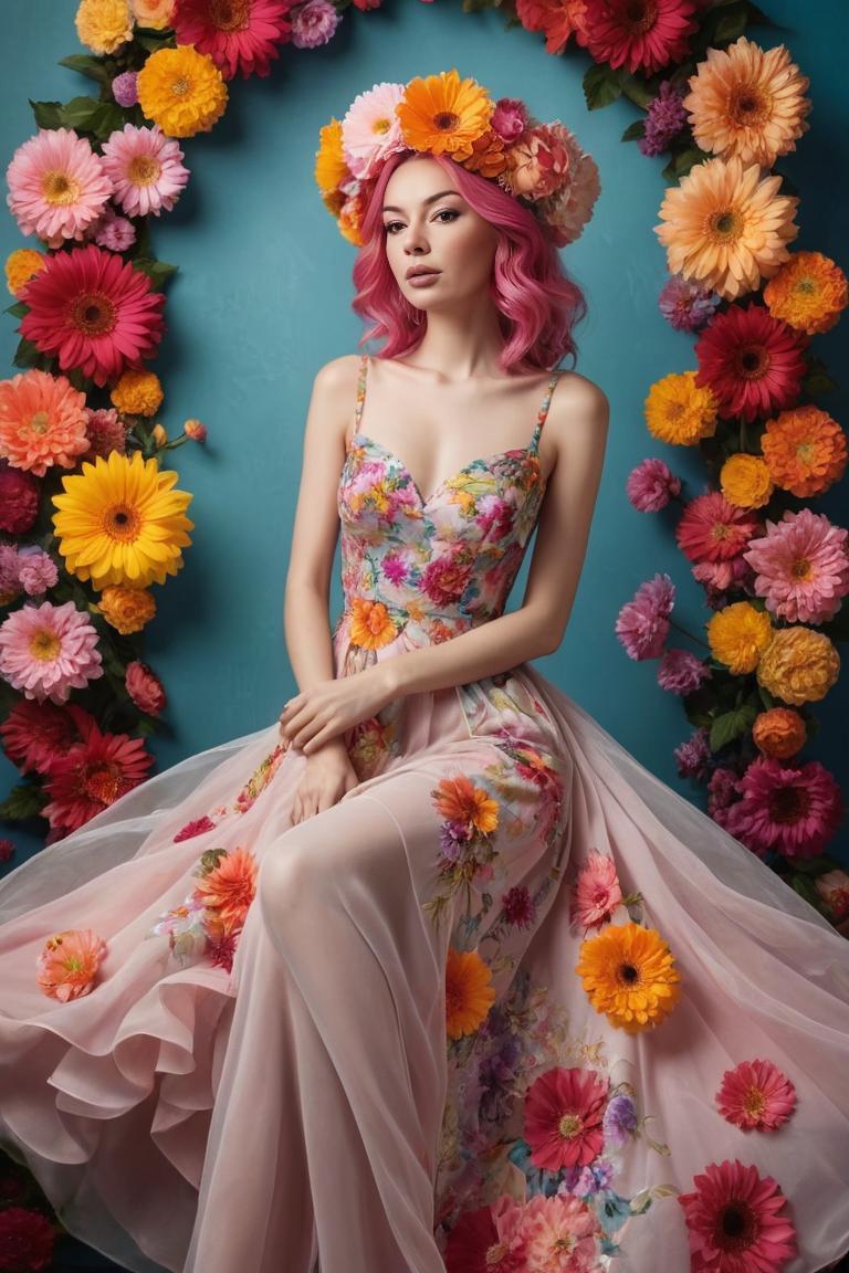 Photify AI prompt preview for Colourful Dresses pack - 240 - 2025-05-09T07:33:27.333Z