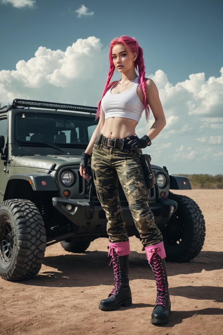 Photify AI prompt preview for Soldier Girl pack - 240 - 2025-05-31T00:39:37.165Z
