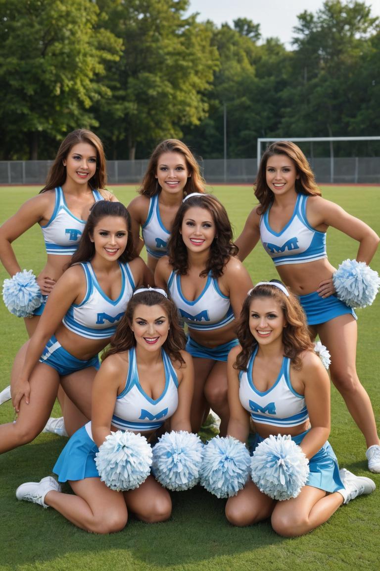 Photify AI prompt preview for Cheerleader Group pack - 240 - 2025-04-26T18:00:30.169Z